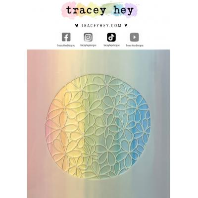 Tracey Hey Stencil -  Circle Blooms